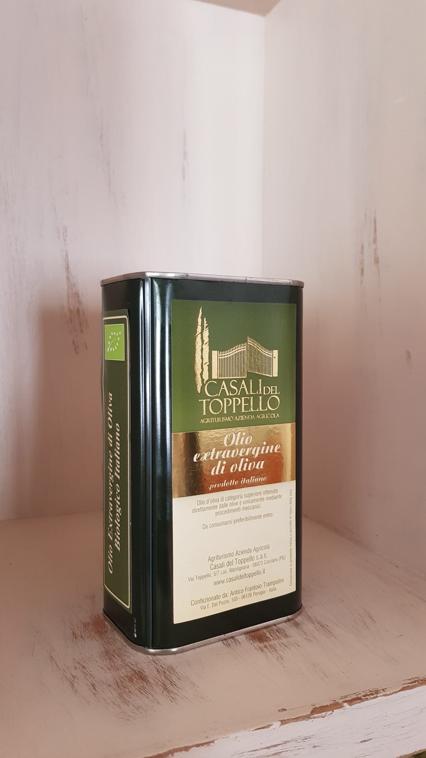 Olio extravergine d'oliva biologico (Latta da 1 litro)