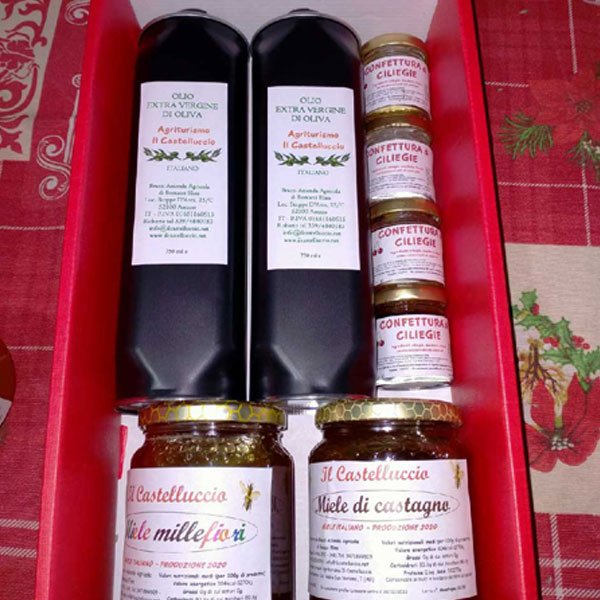 Pacchetto piccolo OLIO, MIELE, CONFETTURE MIGNON