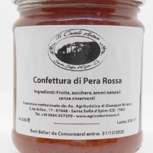 Confettura di Pera rossa - 220 gr.