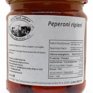 Peperoncini ripieni al Tonno - 174 gr.